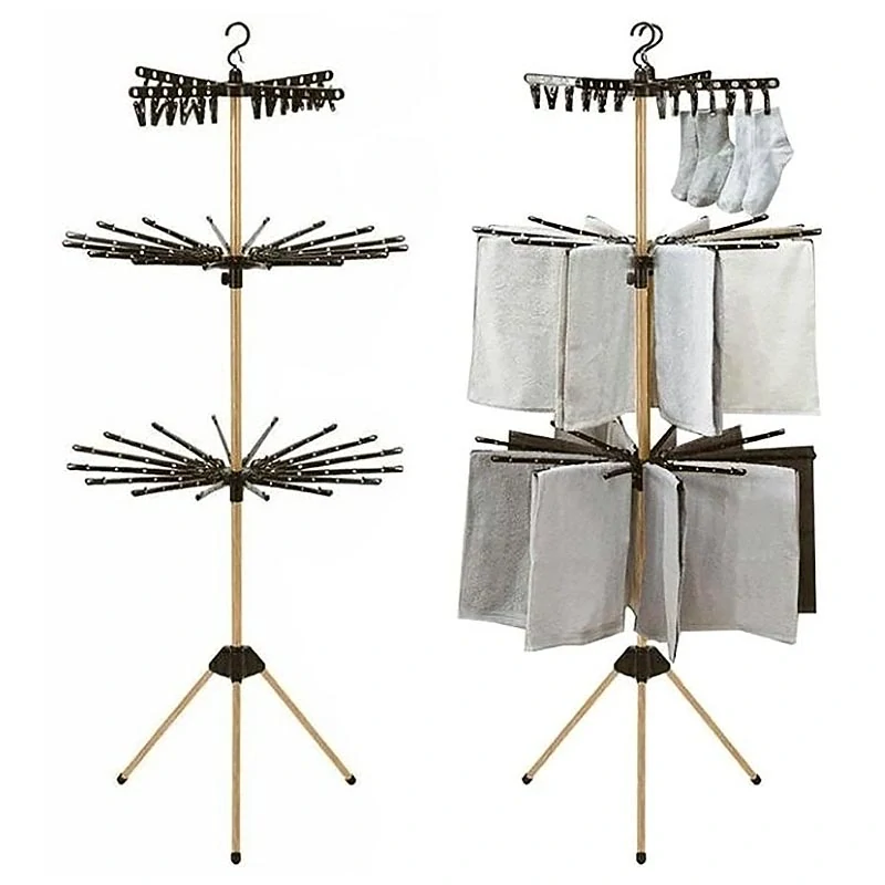 Vertikálny sušiak na bielizeň 3-úrovňový otočný