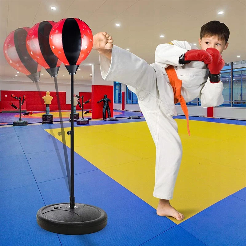 Detská boxovacia sada s hruškou na stojane a rukavicami