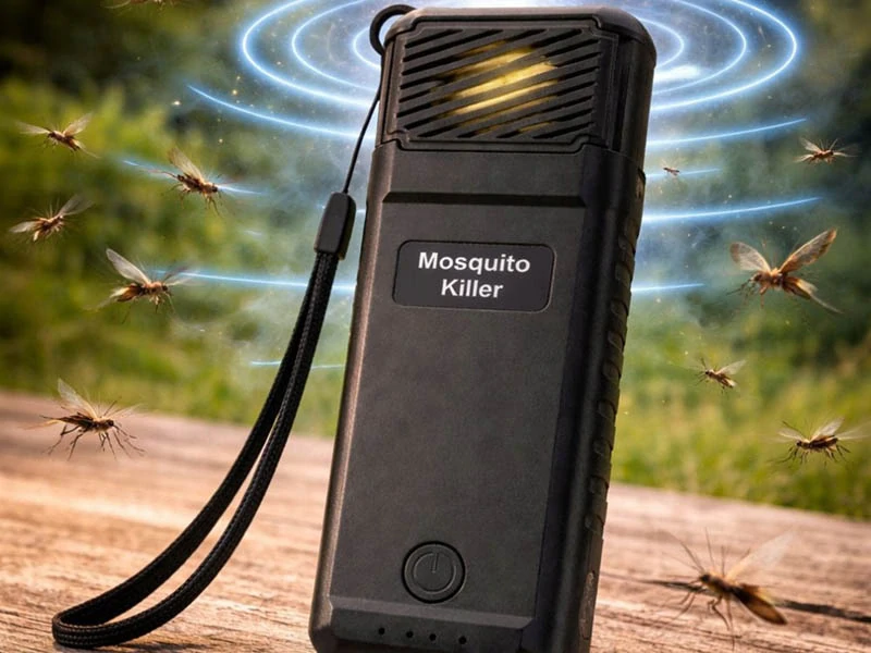 Odpudzovač komárov USB čierny