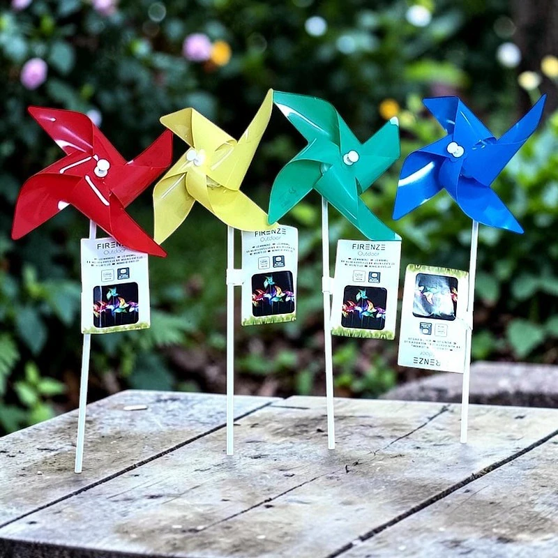 LED veterník záhradný 28 × 7 cm