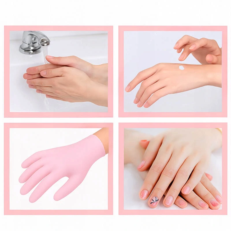 Silikónové ošetrujúce rukavice na ruky