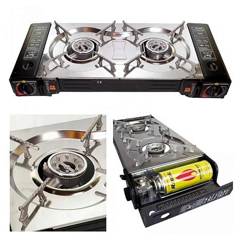 Prenosný plynový varič dvojhorákový