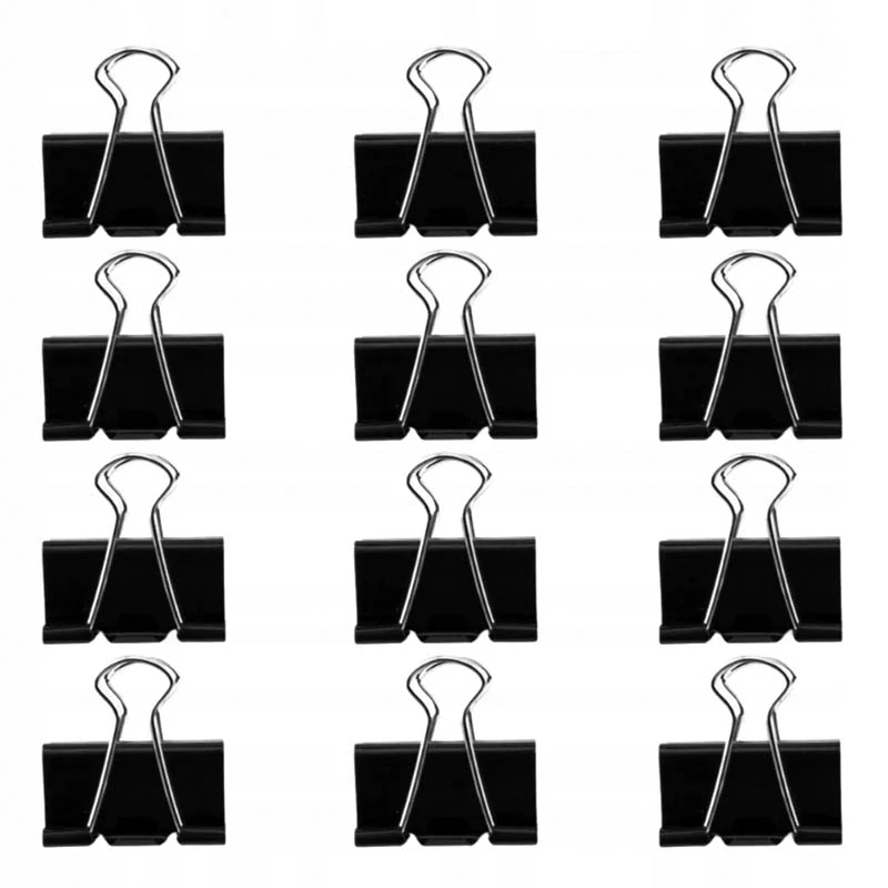 Klipy na papier 19 mm – 12 ks