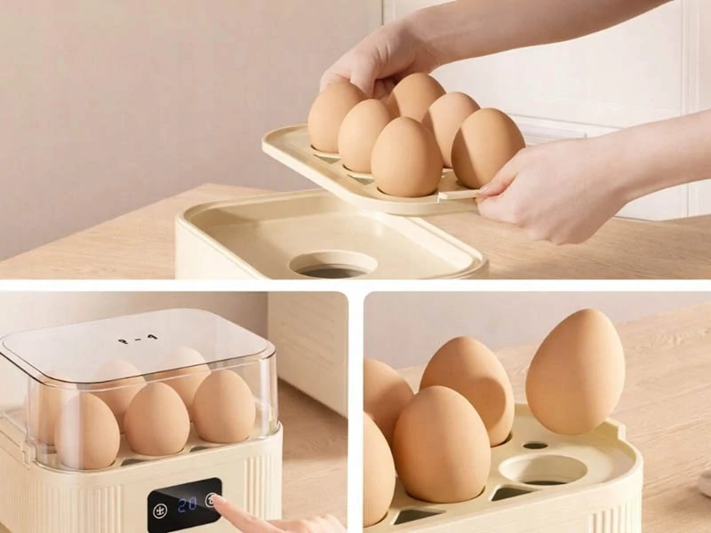 Elektrický varič vajec na 6 kusov