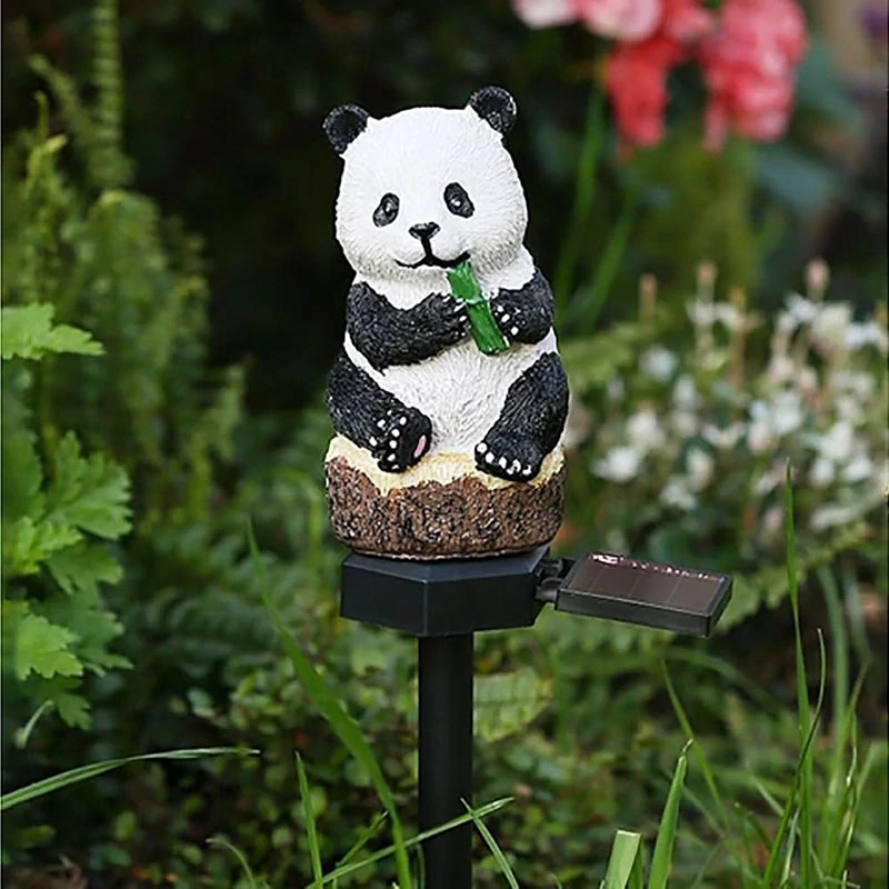 Solárna LED lampa Panda