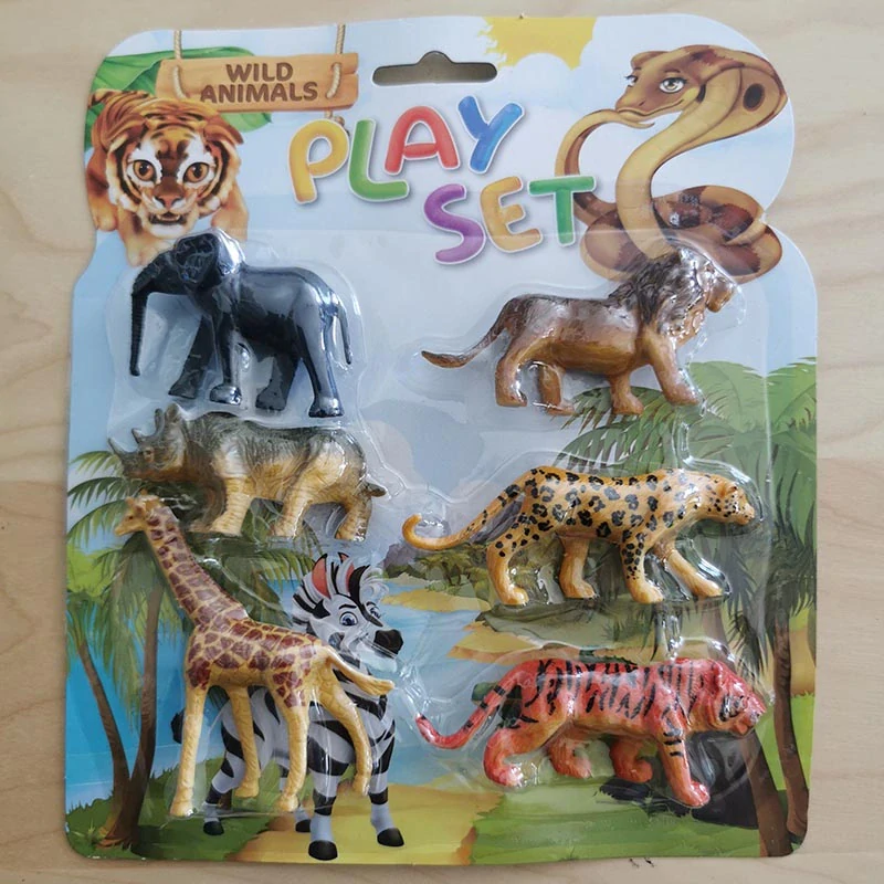 Detský set figúrok zvierat (6 ks)