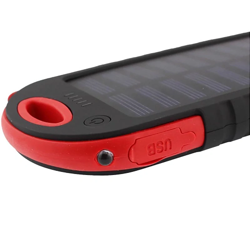 Solárna powerbanka 4000 mAh s LED svietidlom