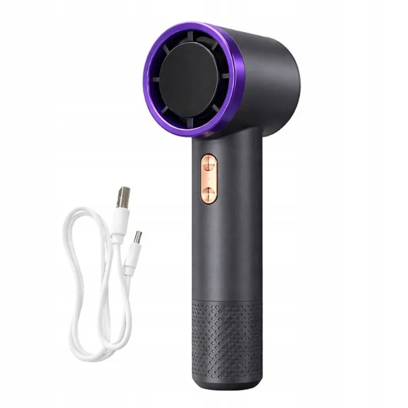 Ručný mini ventilátor USB čierny