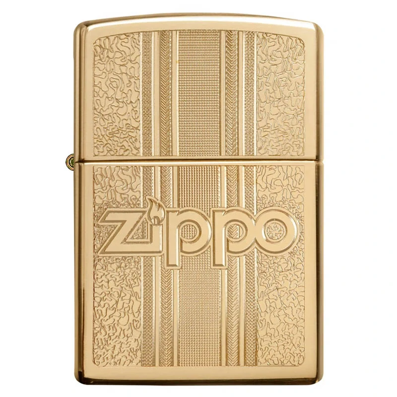Benzínový zapaľovač Zippo Z29677 Gold and Pattern Design
