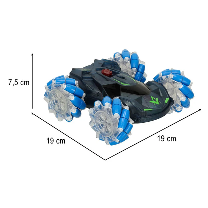 RC drift auto REVOLT Slydz Vapor Racer 360 na diaľkové ovládanie modré