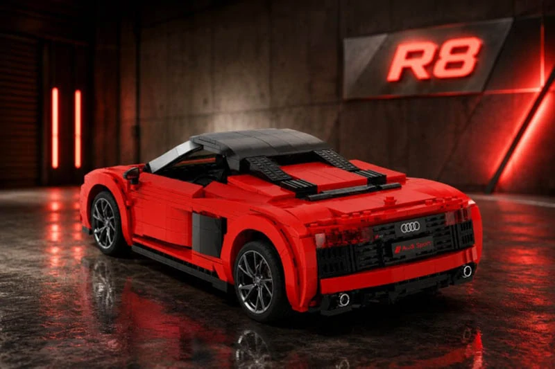 Stavebnica Audi R8 Spyder 1:14 – 1440 dielikov