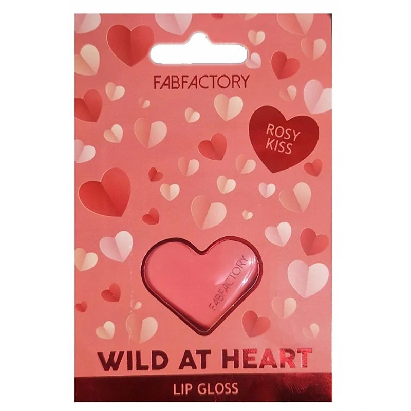 FAB Factory Wild At Heart Lip Gloss Rosy Kiss 7,2 ml