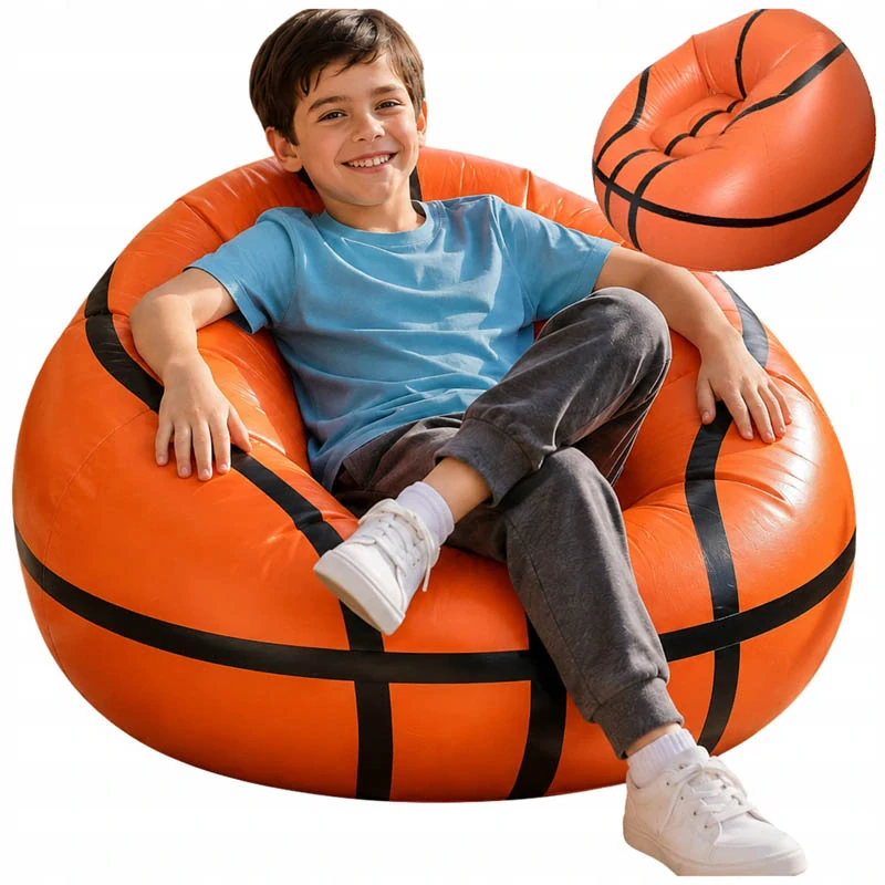 Nafukovacie kreslo basketbalová lopta