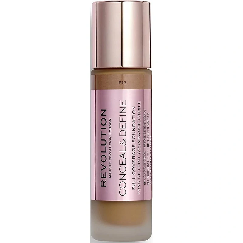 Makeup Revolution Conceal & Define Foundation F13 – dlhotrvajúci make-up s plným krytím