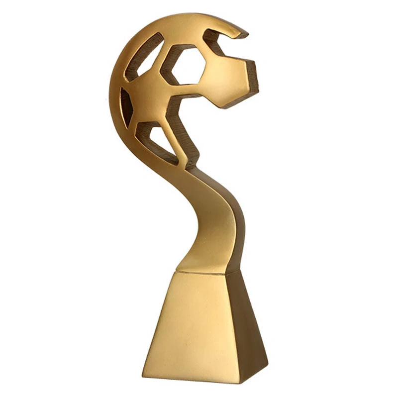 Trofej Futbalová lopta zlatá 23 cm