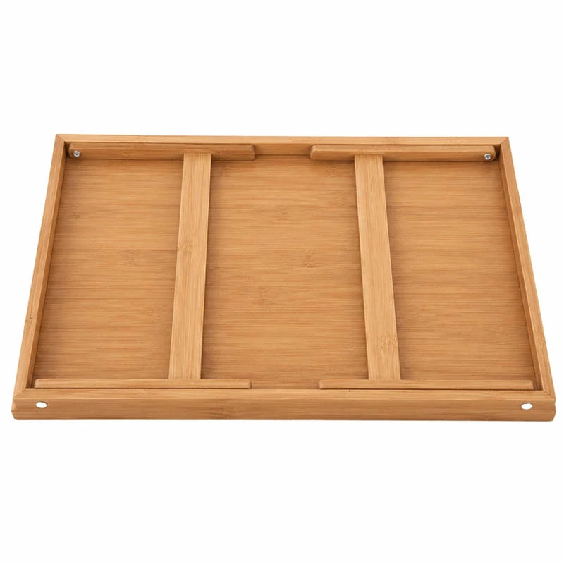 Bambusový stolík pod notebook a na raňajky