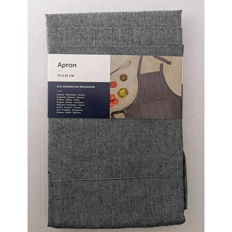 Zástera s vreckom 70 × 85 cm – modrosivá