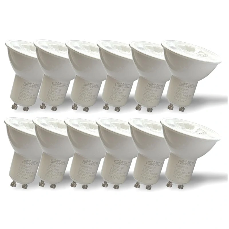 LED bodové žiarovky GU10 4,2 W – balenie 12 ks