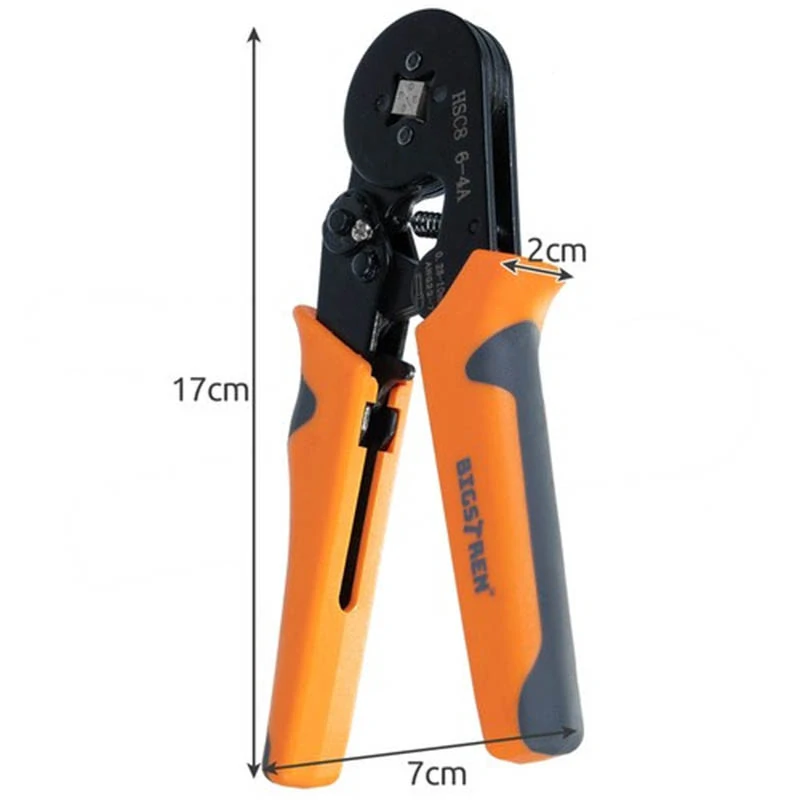 Kliešte na lisovanie dutiniek 0,25 – 10 mm² + 1200 dutiniek