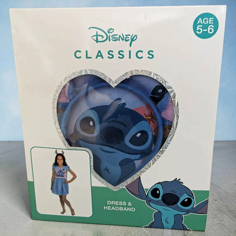 Šaty Stitch s čelenkou pre dievčatá