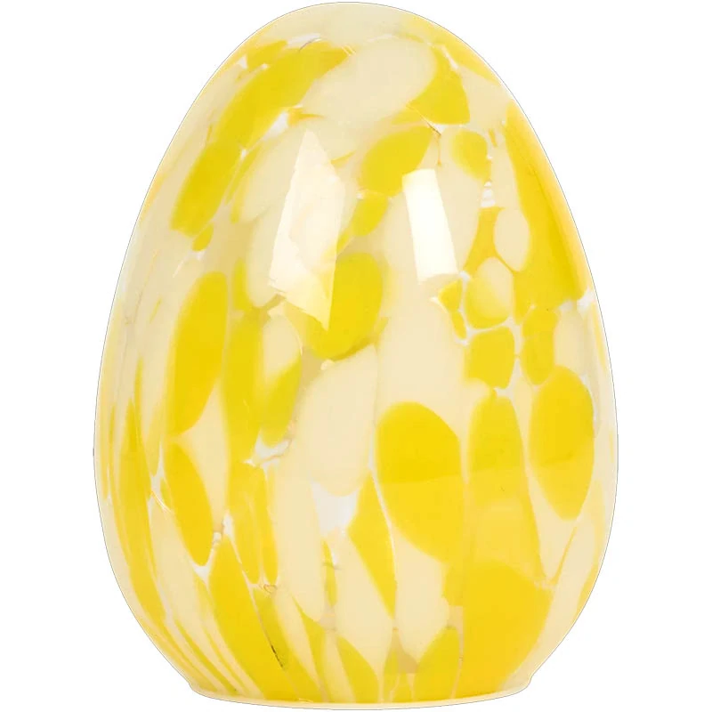 Sklenené veľkonočné vajíčko s LED osvetlením