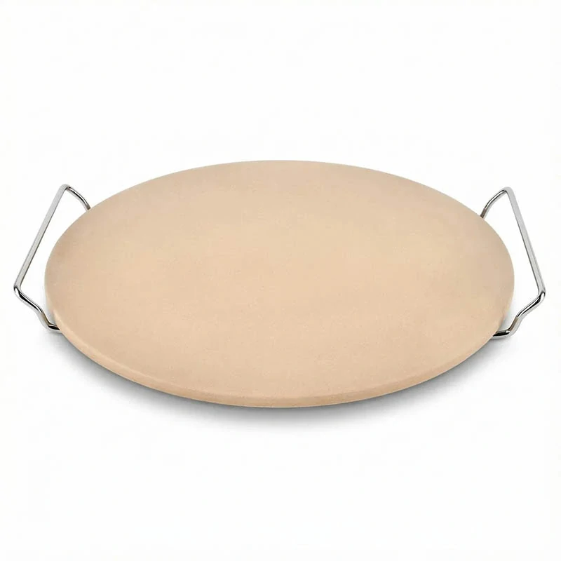 Okrúhly pizza kameň s rukoväťami 36 cm