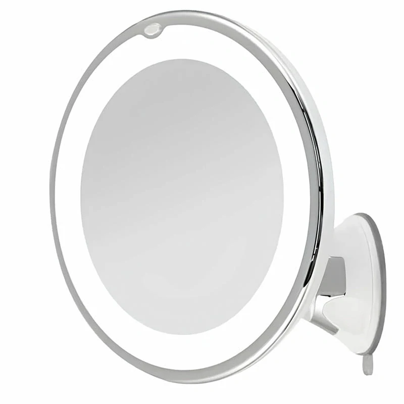 Kozmetické zväčšovacie zrkadlo s LED osvetlením 10×