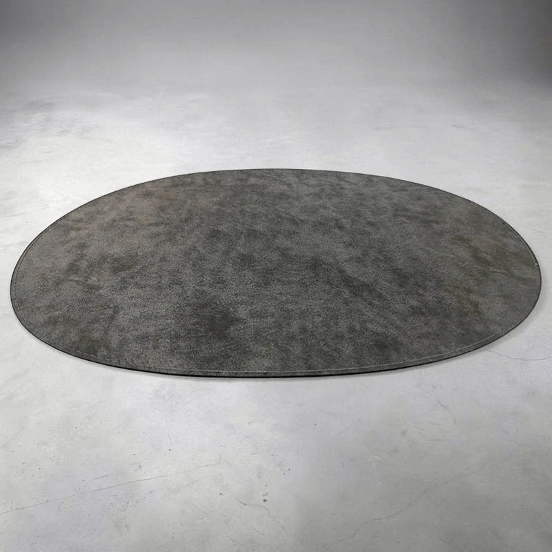 Oválne prestieranie na stôl 30 × 43 cm – tmavosivé