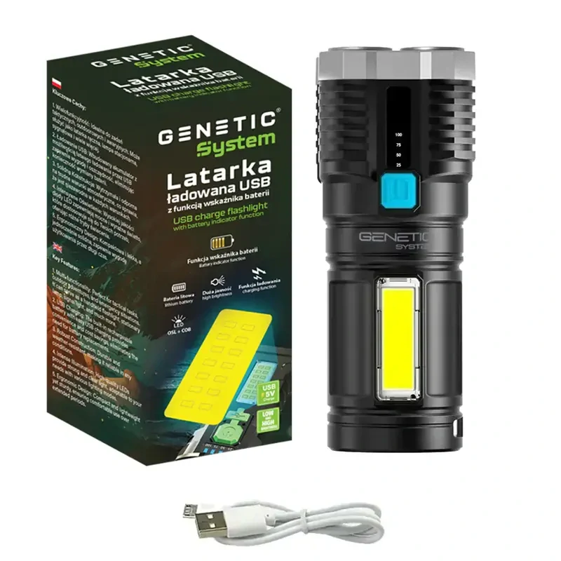 LED baterka GENETIC® USB 5 W