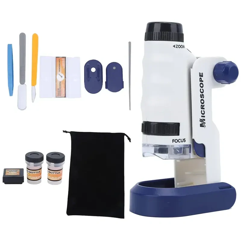 Prenosný detský mikroskop PlayJoy 60× – 120×