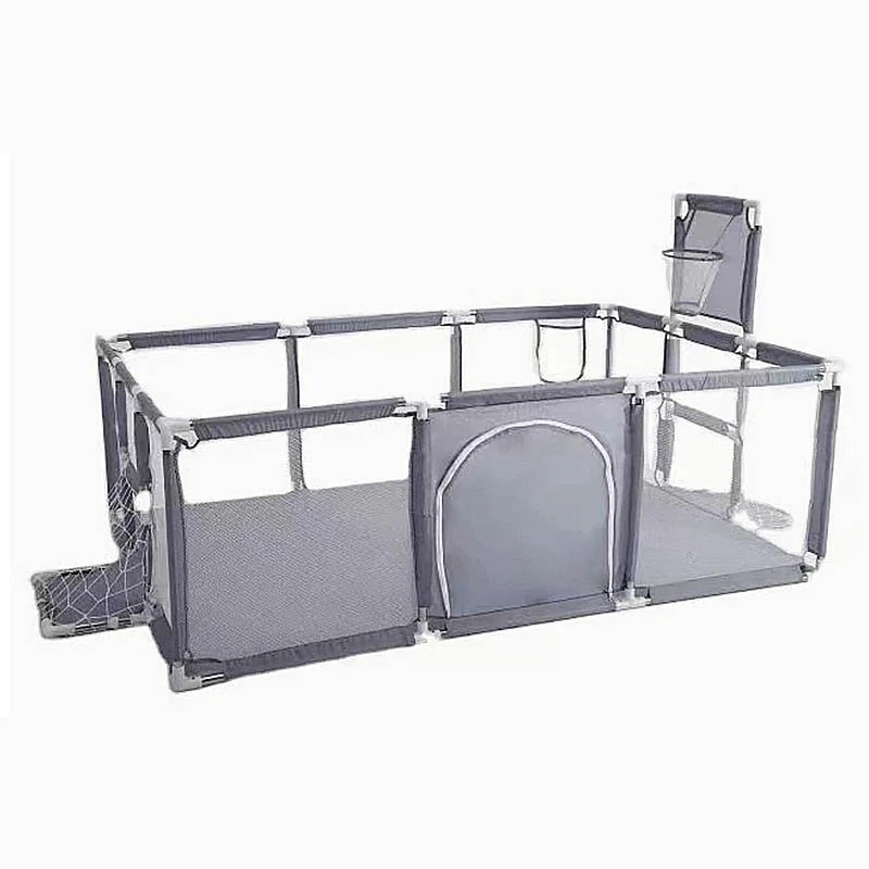 Detská ohrádka s futbalovou bránkou a basketbalovým košom 120 × 180 cm