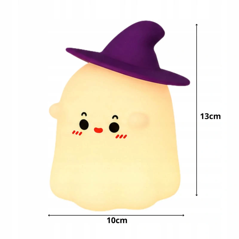 Nočné LED svetlo do detskej izby Duch 13 cm