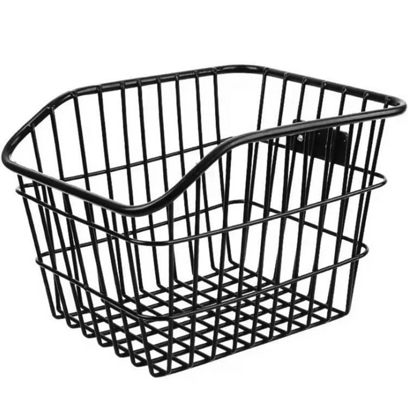 Zadný kovový košík na bicykel s odrazkou
