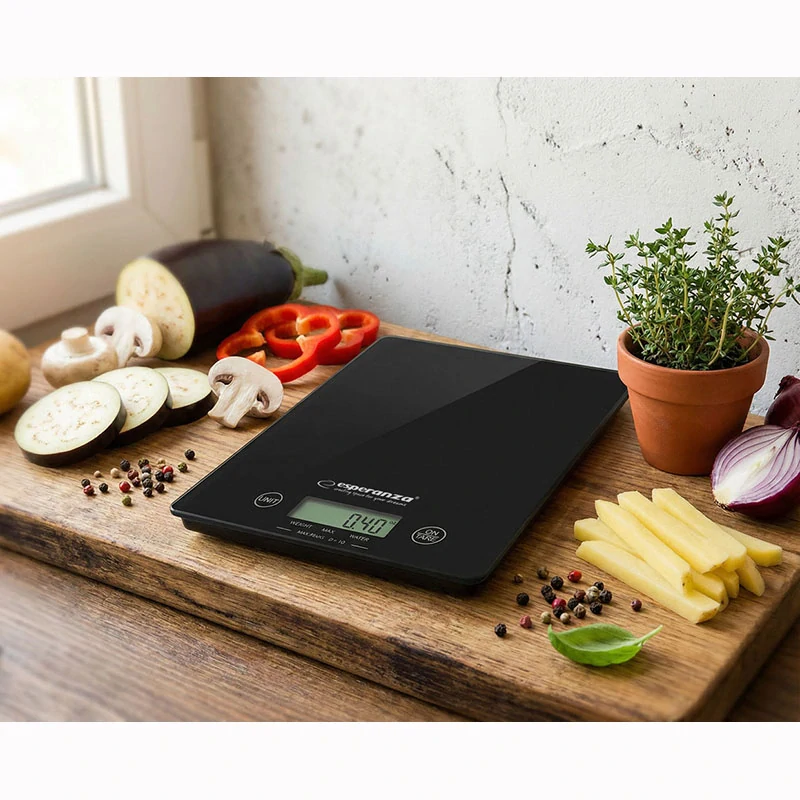 Digitálna kuchynská váha Esperanza LEMON Black do 5 kg