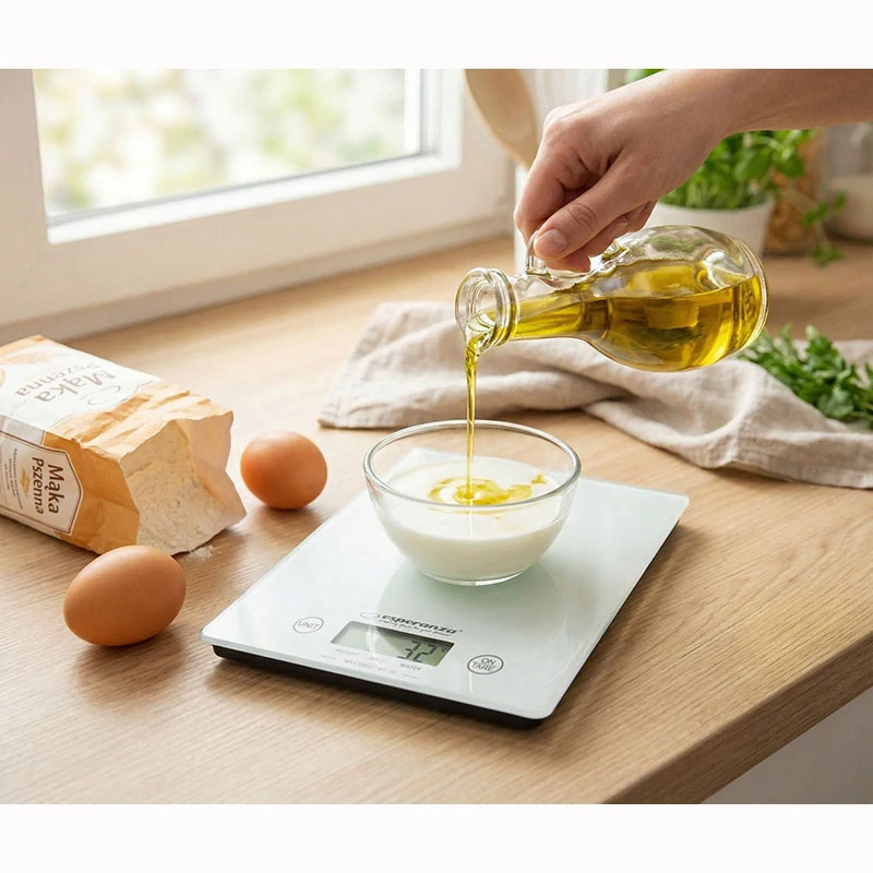 Digitálna kuchynská váha Esperanza LEMON White do 5 kg
