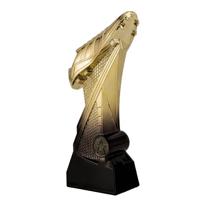 Futbalová trofej s kopačkou 20 cm a miestom na emblém