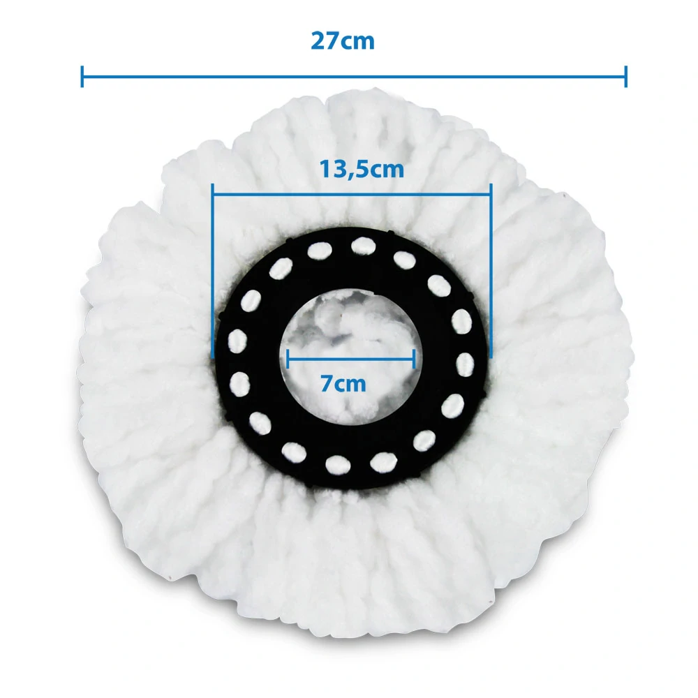 Náhradné mikrovláknové návleky na rotačný mop Esperanza Perfect Clean – 3 kusy