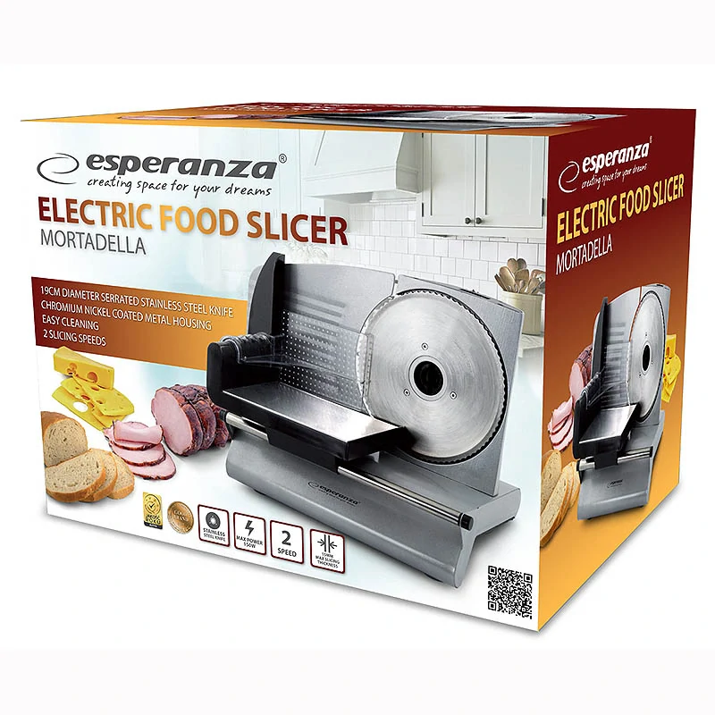 Elektrický krájač Esperanza MORTADELLA 150 W