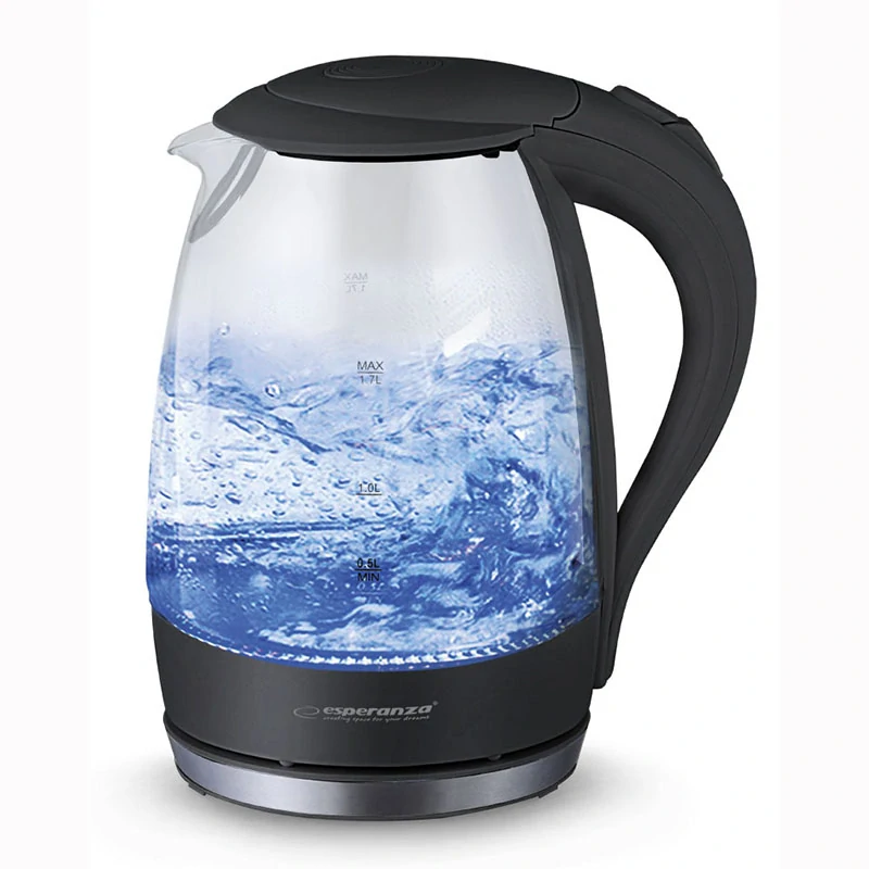 Sklenená rýchlovarná kanvica Esperanza Salto Angel 1,7 L