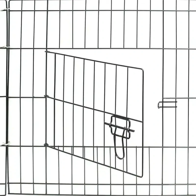 Modulárna kovová ohrádka pre psa a mačku NUXIE PREMIUM 10 panelov 60 × 60 cm