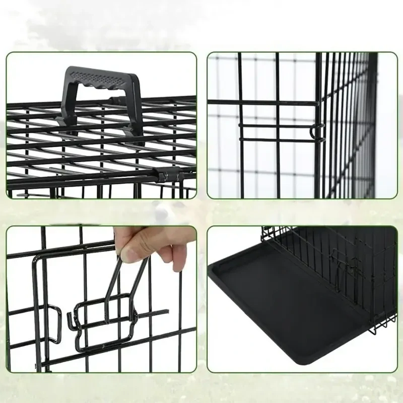 Transportná kovová klietka pre psa NUXIE PREMIUM veľkosť XL 106 x 69 x 74 cm