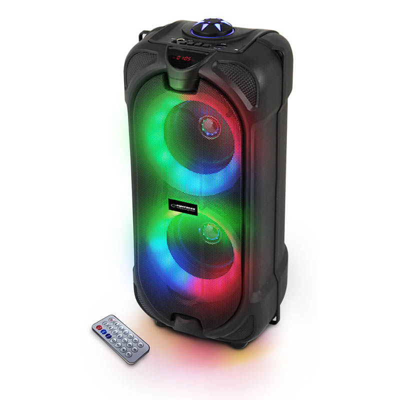Bluetooth reproduktor Esperanza RHYTHM 10 W s RGB podsvietením