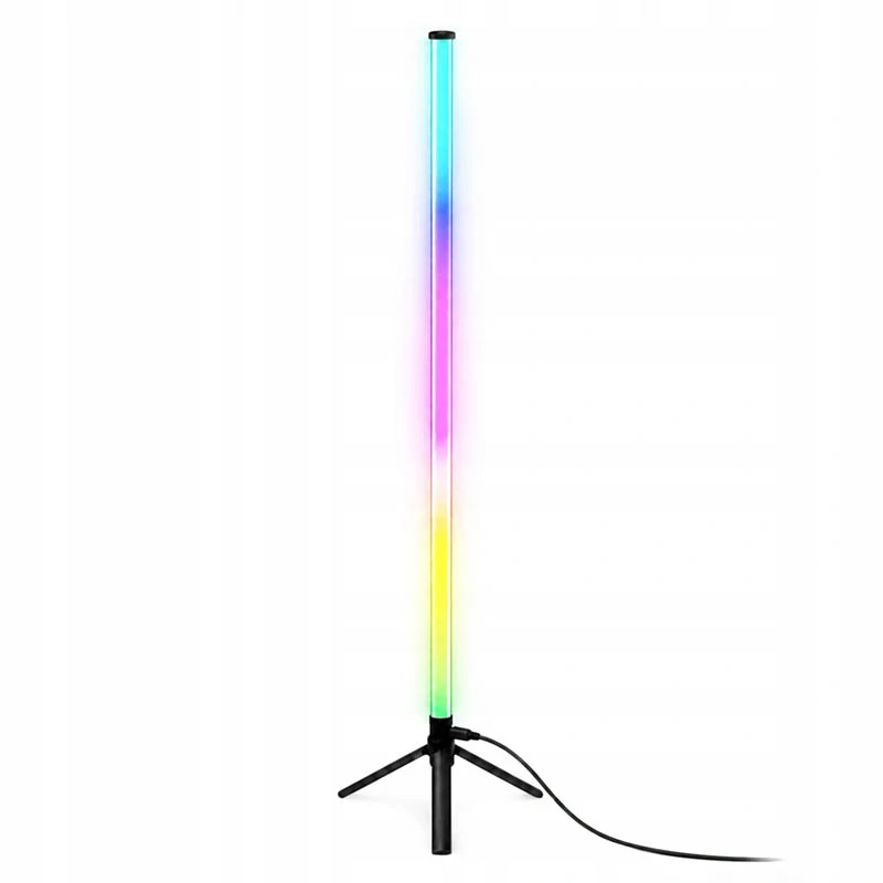 Rohová stojaca RGB LED lampa 114 cm s aplikáciou a diaľkovým ovládaním
