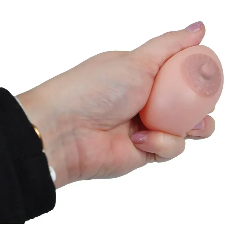 Antistresová loptička v tvare ženského prsníka 5 cm