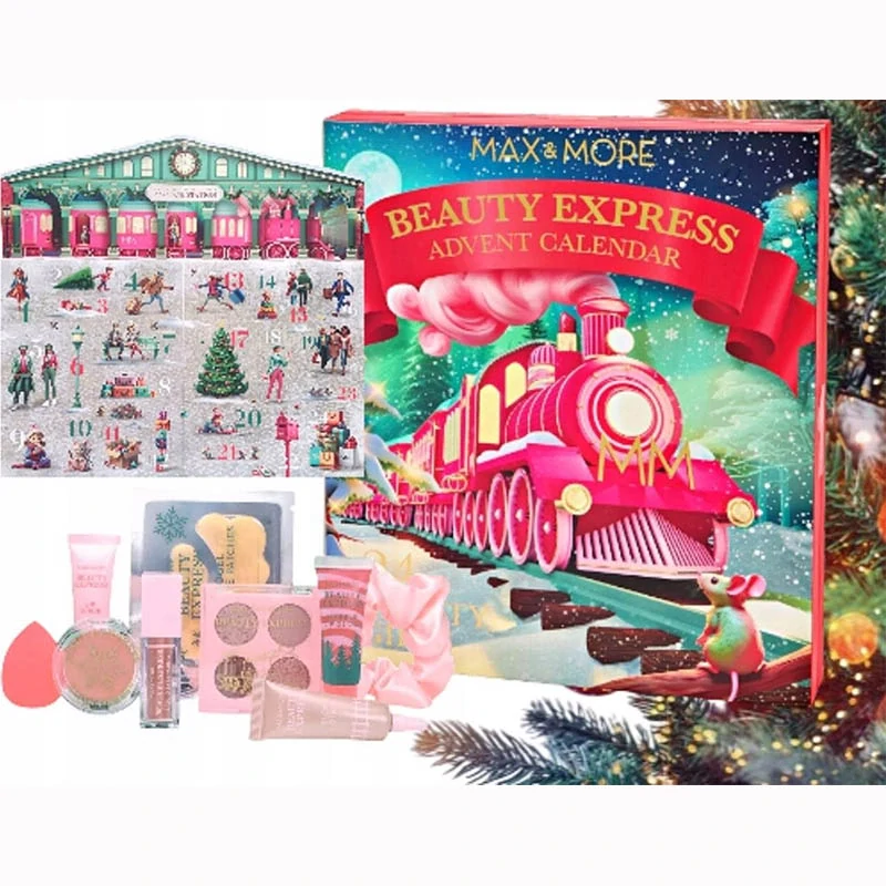 Max&More Beauty Express adventný kalendár 2025 – 24 kozmetických prekvapení