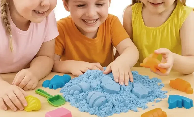 Modrý kinetický piesok 1 kg