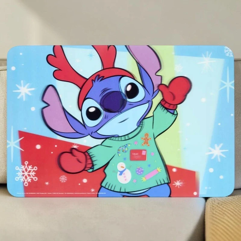 Detská podložka na stôl Disney Stitch 45 × 30 cm s holografickým 3D efektom