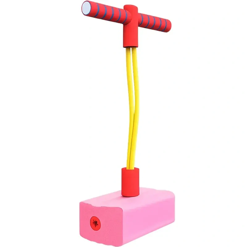Detské penové pogo skákadlo do 70 kg ružové