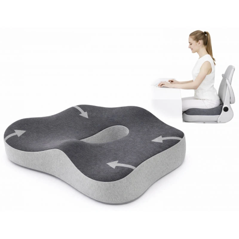 Ergonomický vankúš na sedenie z pamäťovej peny 39 × 37 cm