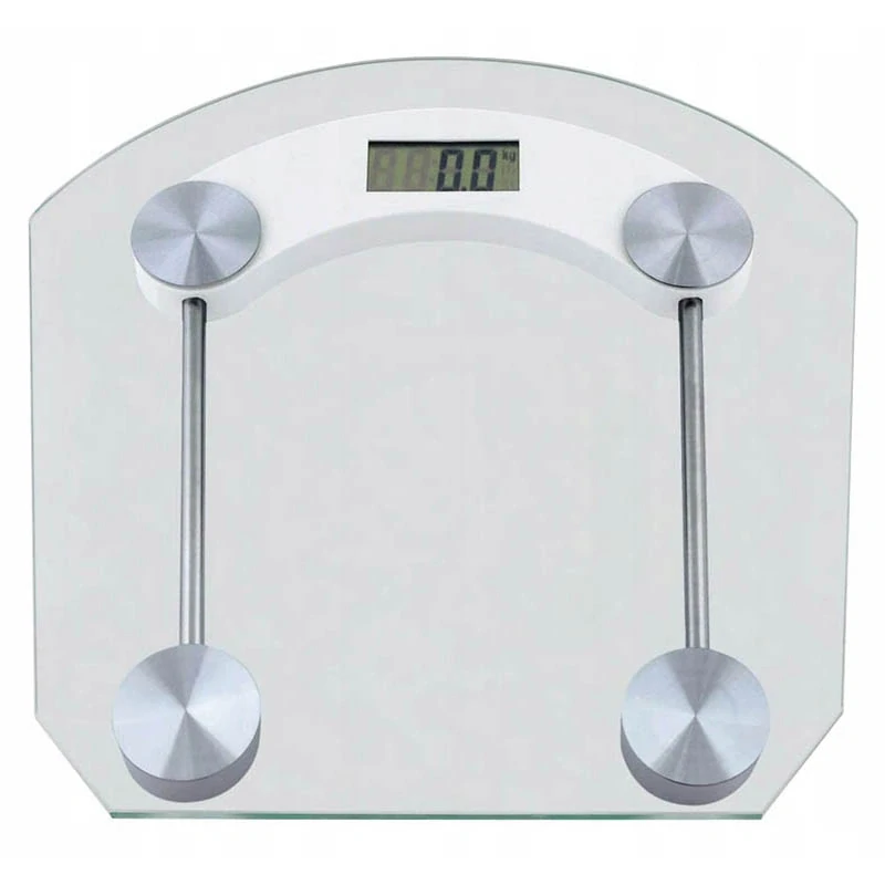 Elektronická osobná váha do 180 kg sklenená